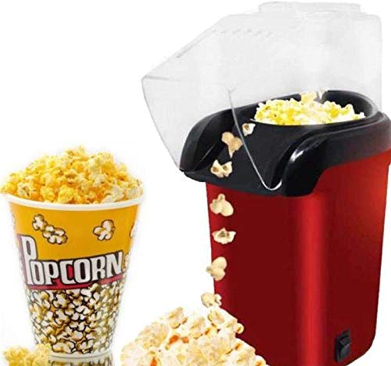 Popcorn Maker Machine, Popcorn Machine Hot air Pop Popper Maker Small Tabletop Home Party Snack